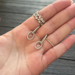 Load image into Gallery viewer, DIAMOND LINK EARRINGS