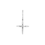 Load image into Gallery viewer, DIAMOND CROSS HANGING EARRING