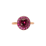 Load image into Gallery viewer, GARNET AND PINK SAPPHIRE GEM RING