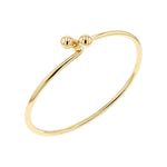 Load image into Gallery viewer, DOUBLE GOLD BALL BANGLE
