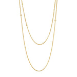 Load image into Gallery viewer, DIAMOND DOT NECKLACE - 120CM
