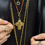 Load image into Gallery viewer, SACRED HEART CROSS PENDANT
