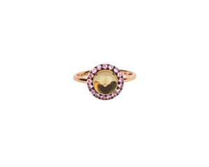 ROUND CABOCHON GEM RING