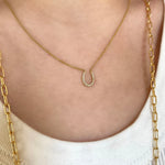 Load image into Gallery viewer, HORSESHOE CHARM NECKLACE
