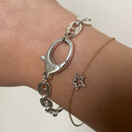 Load image into Gallery viewer, PUFF MARINER LINK BRACELET (925)
