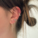 Load image into Gallery viewer, DIAMOND HOOPS - 1.5&quot;

