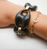 Load image into Gallery viewer, EBONY MARINER LINK BRACELET
