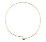 Load image into Gallery viewer, Gold ball wire necklace
