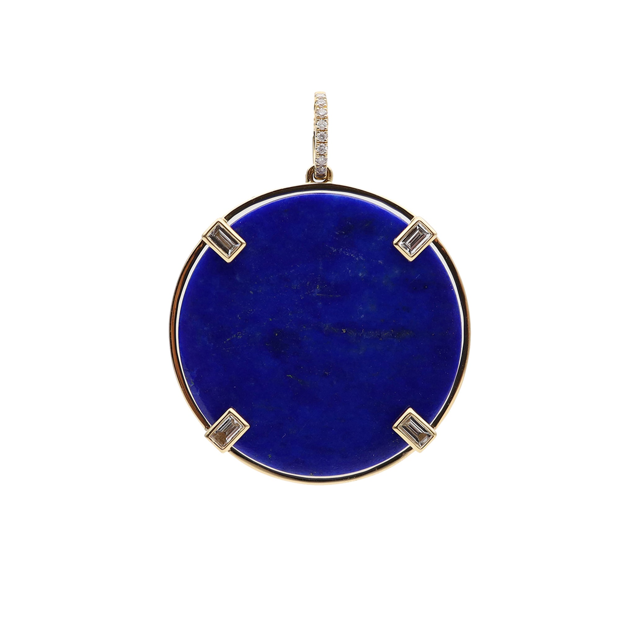 LAPIS COIN PENDANT