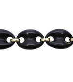 Load image into Gallery viewer, EBONY MARINER LINK BRACELET
