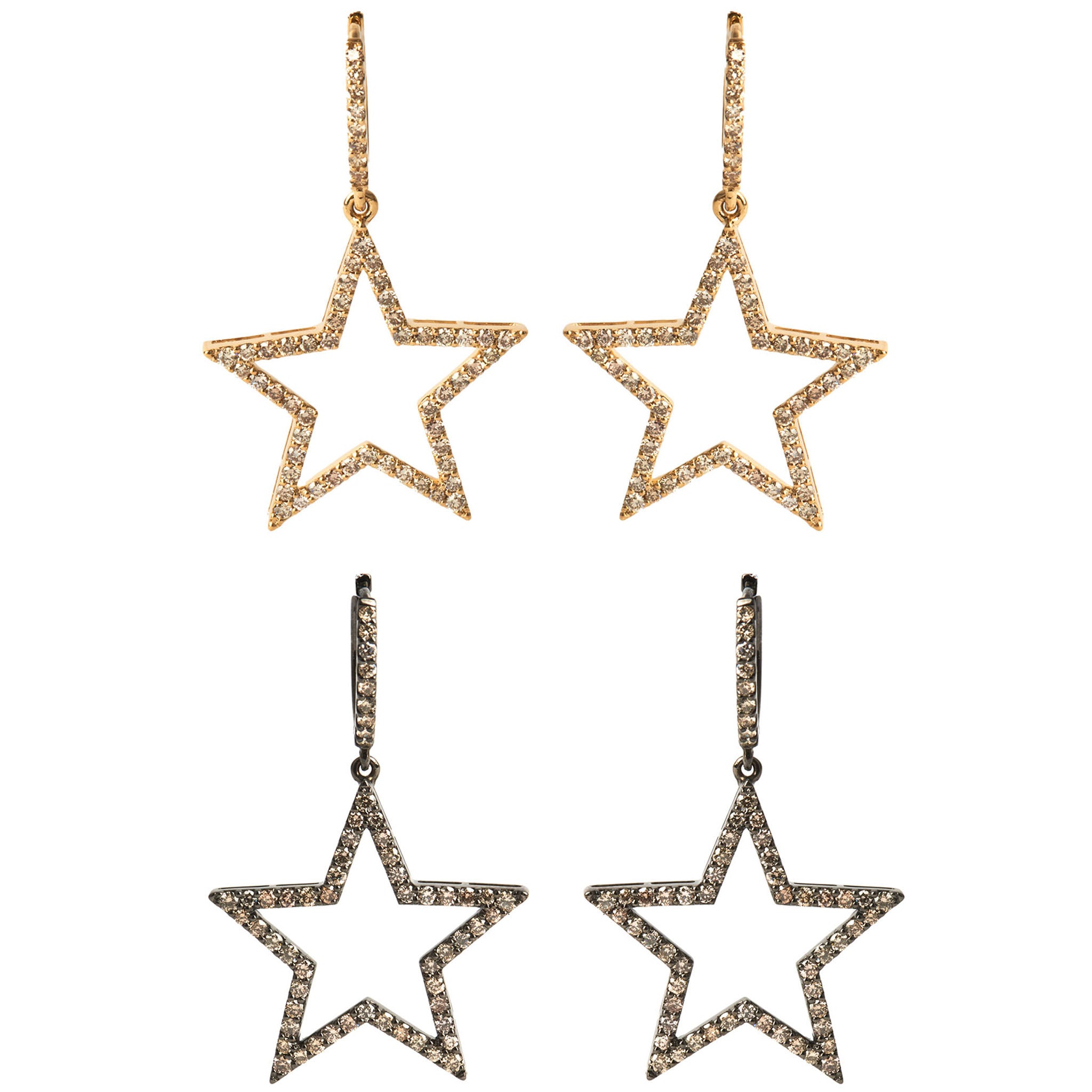 STAR EARRINGS - 25MM