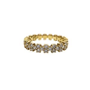 STAGGERED ETERNITY RING