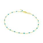 Load image into Gallery viewer, TURQUOISE DOT ANKLET
