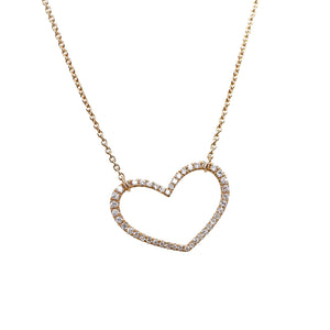 MOVABLE HEART NECKLACE - 20MM