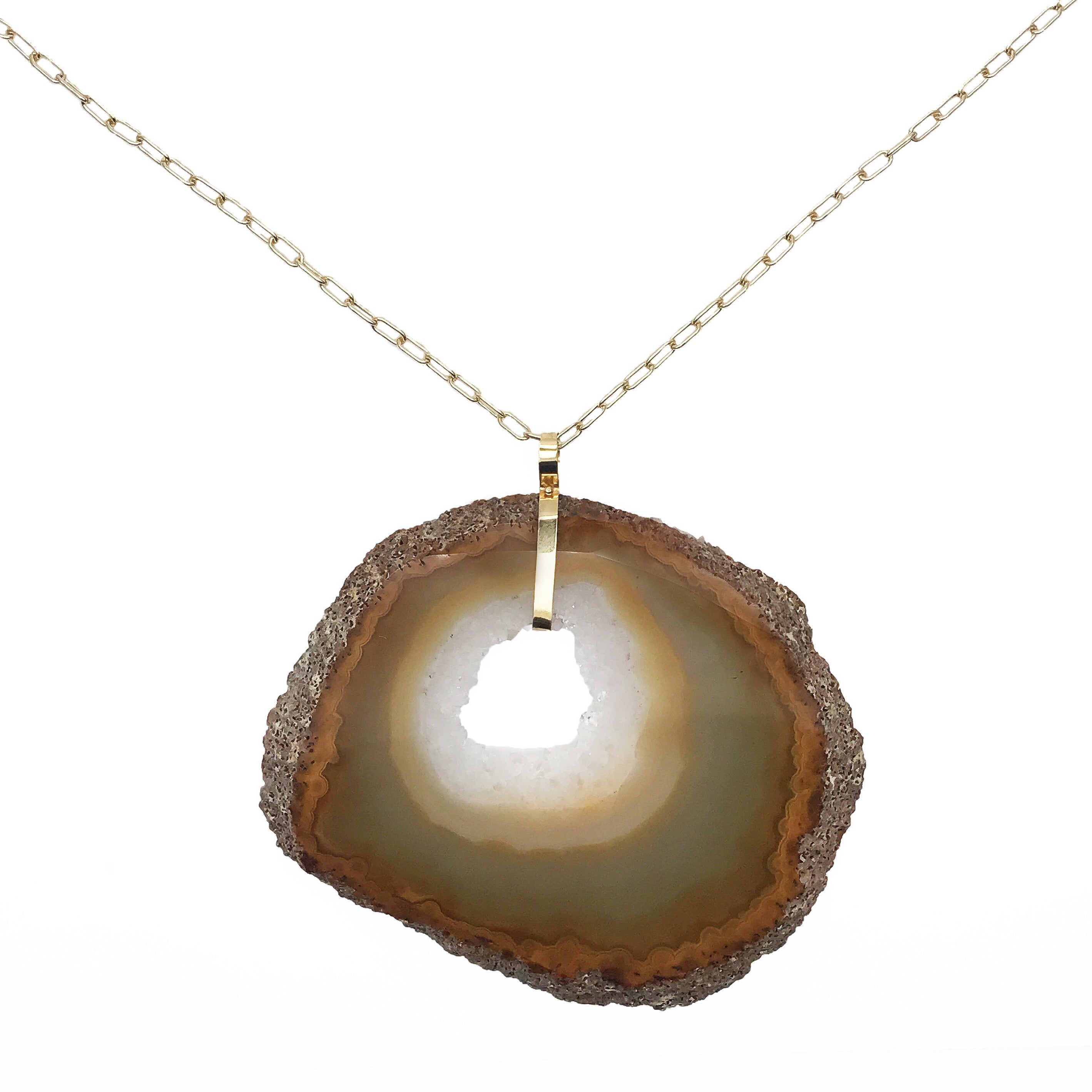 AGATE CRYSTAL PENDANT