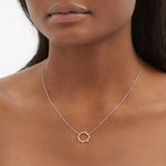 Load image into Gallery viewer, CASCADE ETERNITY CIRCLE CHARM NECKLACE
