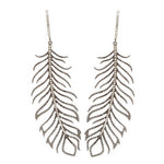Load image into Gallery viewer, LARGE FEATHER EARRINGS
