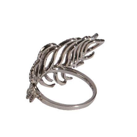 DOUBLE FEATHER RING