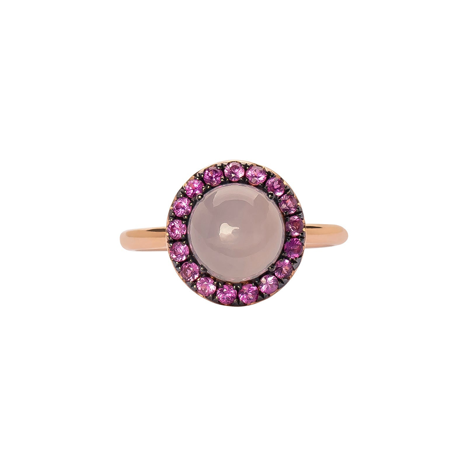 ROUND CABOCHON GEM RINGS