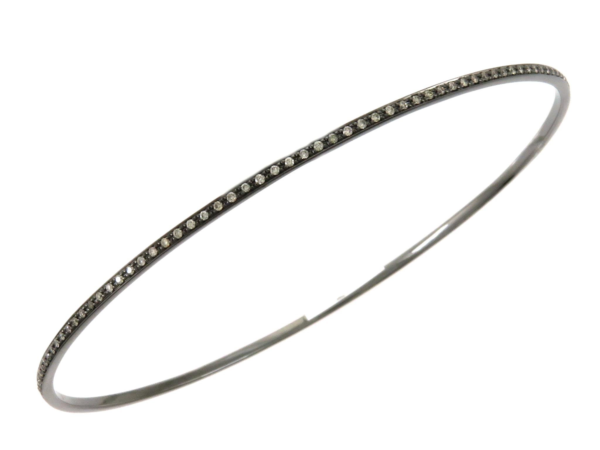 RHODIUM ETERNITY BANGLE