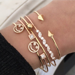 GOLD BALL BANGLE