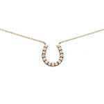 Load image into Gallery viewer, PEARL HORSESHOE NECKLACE
