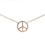 Load image into Gallery viewer, PEACE CHARM NECKLACE
