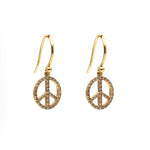 Load image into Gallery viewer, PEACE HANGING EARRINGS
