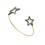 Load image into Gallery viewer, DOUBLE STAR BANGLE - LARGE
