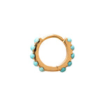 Load image into Gallery viewer, TURQUOISE MINI HOOPS
