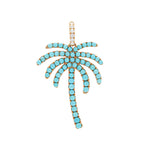 Load image into Gallery viewer, TURQUOISE PALM PENDANT
