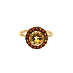 Load image into Gallery viewer, RDLC X THE YELLOW WORLD - LEMON QUARTZ AND CITRINE GEM RING
